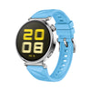 Correa de silicona homocromática para reloj Huawei Watch GT 5 de 41 mm con figuras sólidas (azul nube)