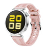 Correa de reloj híbrida de nailon y silicona para Huawei Watch GT 5 de 41 mm para mujer (rosa)