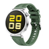 Correa de reloj híbrida de silicona y nailon para Huawei Watch GT 5 de 41 mm para mujer (verde abeto)