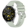 Correa de silicona con hebilla plateada brillante líquida para Huawei Watch GT 5 de 41 mm (verde sauce)