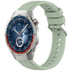 Correa de silicona de liberación rápida con textura de línea para Huawei Watch GT 5 Pro de 46 mm (verde hierba)