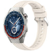 Correa de silicona de liberación rápida con textura de línea para Huawei Watch GT 5 Pro de 46 mm (Starlight)