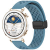 Correa de silicona con hebilla magnética plegable para Huawei Watch GT5 Pro de 42 mm (azul)