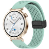 Correa de silicona con hebilla magnética plegable para Huawei Watch GT 5 de 41 mm (verde azulado)