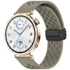 Correa de silicona con hebilla magnética plegable para Huawei Watch GT 5 de 41 mm (gris espacial)