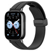 Correa de silicona con hebilla magnética plegable para Redmi Watch 5 Lite (negra)