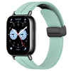 Correa de silicona con hebilla magnética plegable para Redmi Watch 5 Lite (verde azulado)