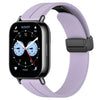 Correa de silicona con hebilla magnética plegable para Redmi Watch 5 Lite (morado)