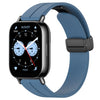 Correa de silicona con hebilla magnética plegable para Redmi Watch 5 Active (azul oscuro)