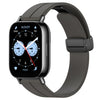Correa de silicona con hebilla magnética plegable para Redmi Watch 5 Active (gris espacial)