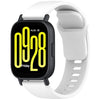 Correa de silicona de liberación rápida de color sólido para Redmi Watch 5 Active Youth Version (blanca)