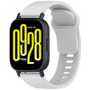 Correa de silicona de liberación rápida de color sólido para Redmi Watch 5 Active Youth Version (gris)