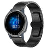Correa de reloj de metal de 22 mm de aleación de titanio para Garmin Venu 2 (negra)