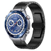 Correa de reloj de metal de 22 mm de aleación de titanio para Huawei Watch Ultimate (negra)