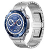 Correa de reloj de metal de 22 mm de aleación de titanio para Huawei Watch Ultimate (plateada)