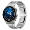 Correa de reloj de aleación de titanio y metal de 22 mm para Huawei Watch GT3 Pro de 46 mm (plateada)