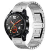 Correa de reloj de metal de 22 mm de aleación de titanio para Huawei Watch GT (plateada)
