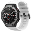 Correa de silicona con hebilla de aguja de color sólido para reloj Amazfit T-Rex 3 (blanca)