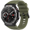 Correa de silicona con hebilla de aguja de color sólido para reloj Amazfit T-Rex 3 (verde jungla)