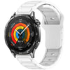Correa de silicona en forma de I para Huawei Watch de 22 mm (blanca)