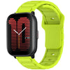 Correa de silicona en forma de I para reloj Amazfit de 20 mm (verde lima)