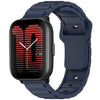 Correa de silicona en forma de I para reloj Amazfit de 20 mm (azul medianoche)