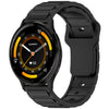 Correa de silicona en forma de I para reloj Garmin de 22 mm (negra)