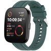 Correa de silicona con costuras laterales y liberación rápida para Amazfit Bip 5/GTR 4/GTR 3 (verde oliva)