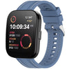 Correa de silicona con costuras laterales y liberación rápida para Amazfit Bip 5/GTR 4/GTR 3 (azul claro)