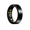 Anillo inteligente R20 tamaño 9, compatible con frecuencia cardíaca, oxígeno en sangre, monitoreo del sueño y múltiples modos deportivos (negro)