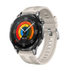 Correa de reloj híbrida de nailon y silicona de 22 mm con conector a presión para Huawei Watch GT 5/GT 5 Pro de 46 mm (Starlight)