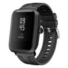 Correa de reloj híbrida de nailon y silicona de 22 mm con conector a presión para Amazfit Bip 5/GTR 4 (negra)