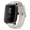 Correa de reloj híbrida de silicona y nailon de 22 mm con conector a presión para Amazfit Bip 5/GTR 4 (Starlight)