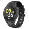 Correa de reloj híbrida de nailon y silicona de 22 mm con conector a presión para COROS Pace 3 (negra)