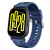 Correa de reloj híbrida de nailon y silicona de 22 mm con conector a presión para Redmi Watch 5 Active/Watch 5 Lite (azul oscuro)