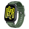 Correa de reloj híbrida de nailon y silicona de 22 mm con conector a presión para Redmi Watch 5 Active/Watch 5 Lite (verde abeto)