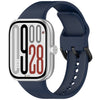 Correa de silicona de liberación rápida con hebilla negra de color sólido para Redmi Watch 5 eSIM (azul medianoche)
