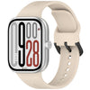 Correa de silicona de liberación rápida con hebilla negra de color sólido para Redmi Watch 5 eSIM (Starlight)