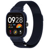 Para Redmi Watch 5, caja de reloj con marco de metal y correa de reloj de malla de acero magnética de Milán integrada (azul medianoche)