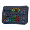 Mezclador de audio para transmisión en vivo, juegos y canto F996 Max Tarjeta de sonido con micrófono USB