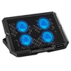 Almohadilla de enfriamiento para computadora portátil con soporte ajustable en altura y control silencioso de 7 velocidades y 4 ventiladores X4