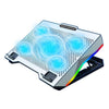 Base de refrigeración para portátil para juegos con soporte de altura ajustable y 5 ventiladores silenciosos S605 RGB Light