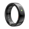 Anillo inteligente R08 tamaño 10, compatible con frecuencia cardíaca, oxígeno en sangre, sueño y múltiples modos deportivos (negro)
