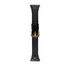 Correa de cuero con relieve en forma de corazón de 22 mm para Redmi Watch 5 Active (negra)