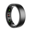 Anillo inteligente R10 tamaño 10, compatible con frecuencia cardíaca, oxígeno en sangre, sueño y múltiples modos deportivos (negro)