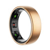 Anillo inteligente R10 tamaño 11, compatible con frecuencia cardíaca, oxígeno en sangre, sueño y múltiples modos deportivos (oro rosa)