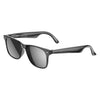 Gafas inteligentes W100, compatibles con conversación con IA, traducción inteligente con IA y llamadas por Bluetooth (negro)