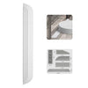 JUNSUNMAY Alfombrilla de rampa de silicona universal para robot barredor Ecovacs / iRobot / Mijia / Dreame (blanca)