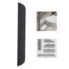 JUNSUNMAY Alfombrilla de rampa de silicona universal para robot barredor Ecovacs / iRobot / Mijia / Dreame (negra)