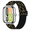 Correa de reloj trenzada de nailon (estampado de leopardo) para Redmi Watch 6 / Watch 5 / Watch 4